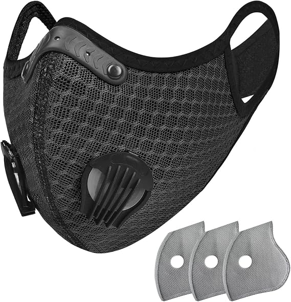FULIER Dust Face Mask Anti-Fog Outdoor Cool Sports Mask Reusable Face Protection