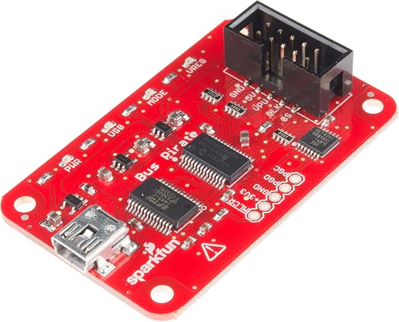 Bus Pirate - v3.6a | 1-3 wire, UART, I2C, SPI, HD44780 LCD protocols-all at voltages 0-5.5VDC PIC24FJ64 processor FT232RL USB-to-Serial chip