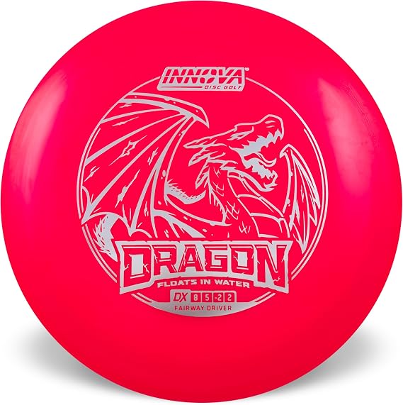 Innova Disc Golf DX Dragon Disc Golf Driver Floats in Water, Grippy Plastic Floating Disc Golf Disc 151-159g