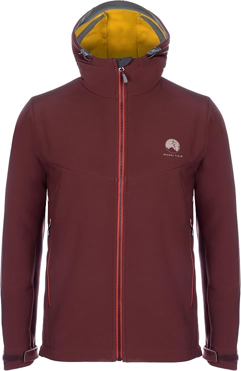 Mishmi Takin Misti Water-Resistent, Wind Resistant, Bonded Fleece Softshell Men's Jacket