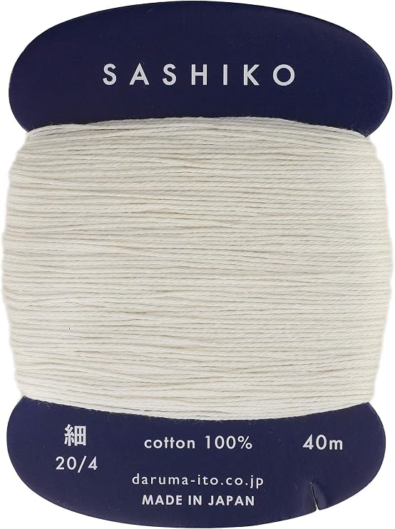 Daruma Sashiko Thread Card | #202 Thin 40 Meter (1)