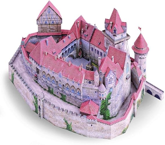 Aue Verlag Schreiber-Bogen Card Modelling Kreuzenstein Castle