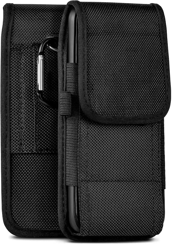 moex Agility Case for Apple iPod Touch (5th Generation) - Case with Belt Loop, Belt Case with Carabiner and Pen Holder, Outdoor Nylon Mobile Phone Case, 360 Degree Full Protection - Black