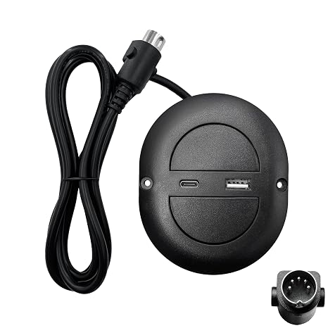Oval 2 Button 5 Pin Power Recliner Electric Sofa Switch Hand Control