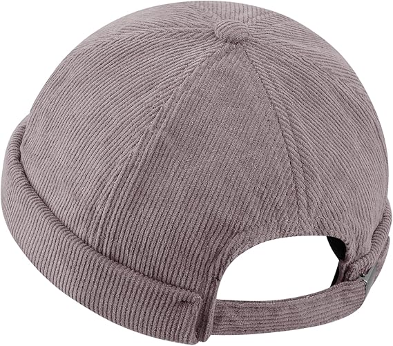 Croogo Causal Brimless Docker Cap Adjustable Skullcap Sailor Caps Rolled Cuff Retro Beanie Hat Fisherman Leon Hats