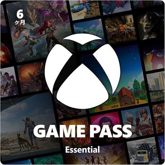 Game Pass Essential 6ヶ月Xbox Series X|S, Windows, Cloud Gaming Devices, Xbox One|オンラインコード版