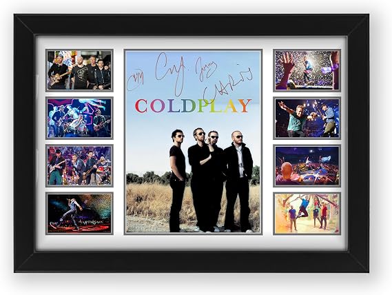 Coldplay Signed Poster Print - Limited Edition Autograph Fan Gift – Collectible Memorabilia Merchandise (Unframed A4 (30x21cm))