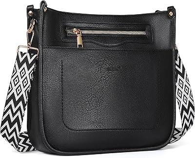 TANTOMI Vegan Leather Crossbody Bags for Women Hobo Travel Purse Multi-Pocket Trendy Handbags & Womens Crossbody Bag