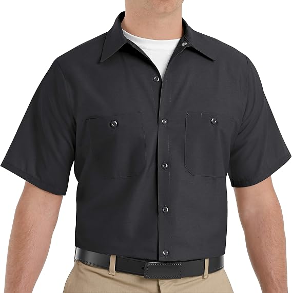 Red Kap Men's Long Sleeve Utility Uniform Shirt