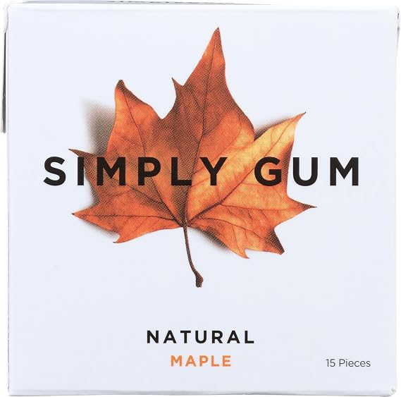 Simply Gum, Smplgm Maple 15 Count