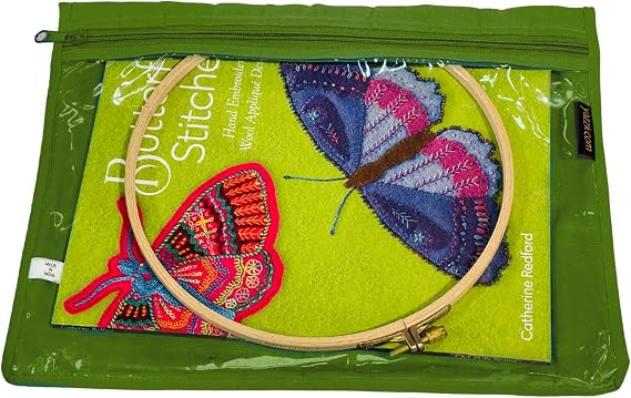 Yazzii Travel Pouch - Portable and Multifuctional for Sewing Accessories, Crafting, Beading, More - Green