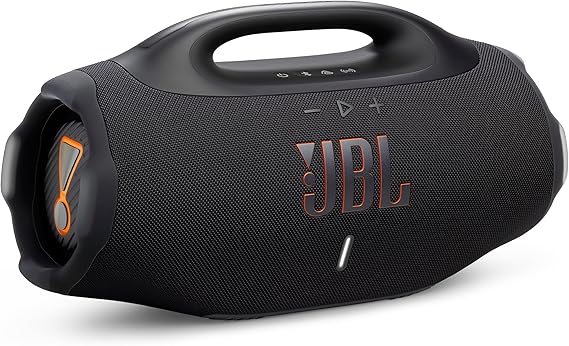 JBL Boombox 4 Portable Bluetooth Speaker, Waterproof, Deep Bass - Black