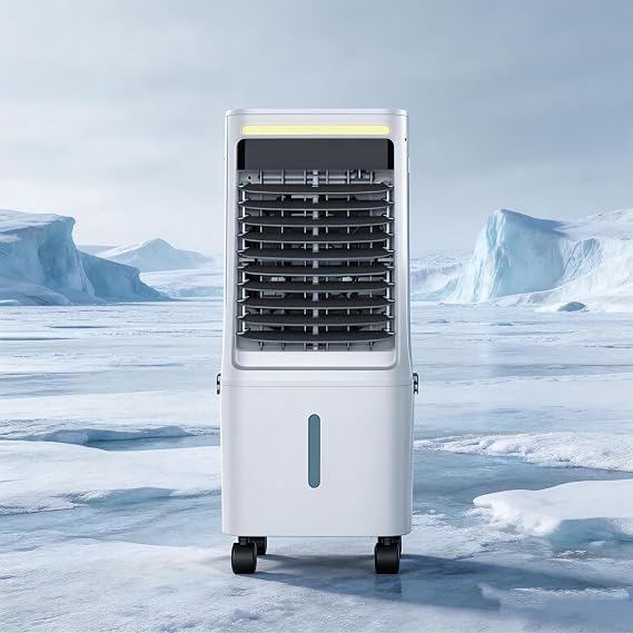 Uthfy 33 Swamp Cooler Air Conditioner, Evaporative Air Cooler with Dual Water Tanks