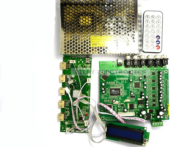 ZY-DTS8HD 7.1 Channel Audio Decoder with HDMI 1.4, DTS, AC3, 3D Support and Power Supply
