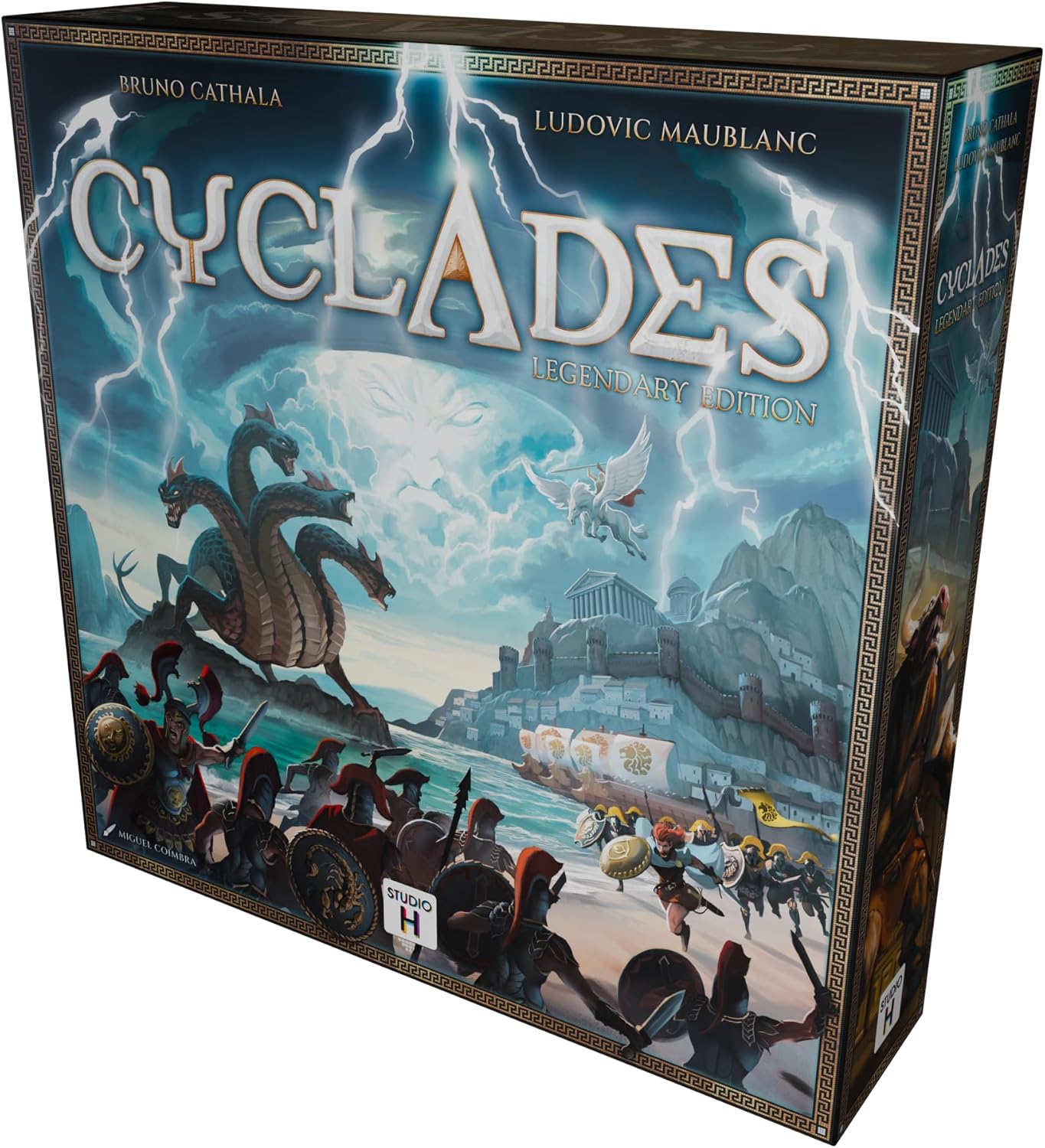 Studio H Cyclades Board Game Legendary Edition, 2-6 Players, Age 13+ Strategy,