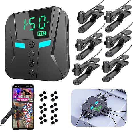 Auto Clicker with 6 Heads 50 Clicks/Sec, Adjustable for iOS & Android | 6 Heads. 0 Fatigue. 50 Clicks/Sec, Undetectable Physical Tapper. Dominate Games, Boost Likes, Claim Rewards