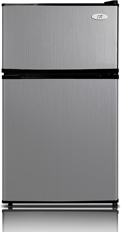 SPT RF-314SSA: 3.1 cu. ft. Double Door Refrigerator in Stainless Steel Energy Star