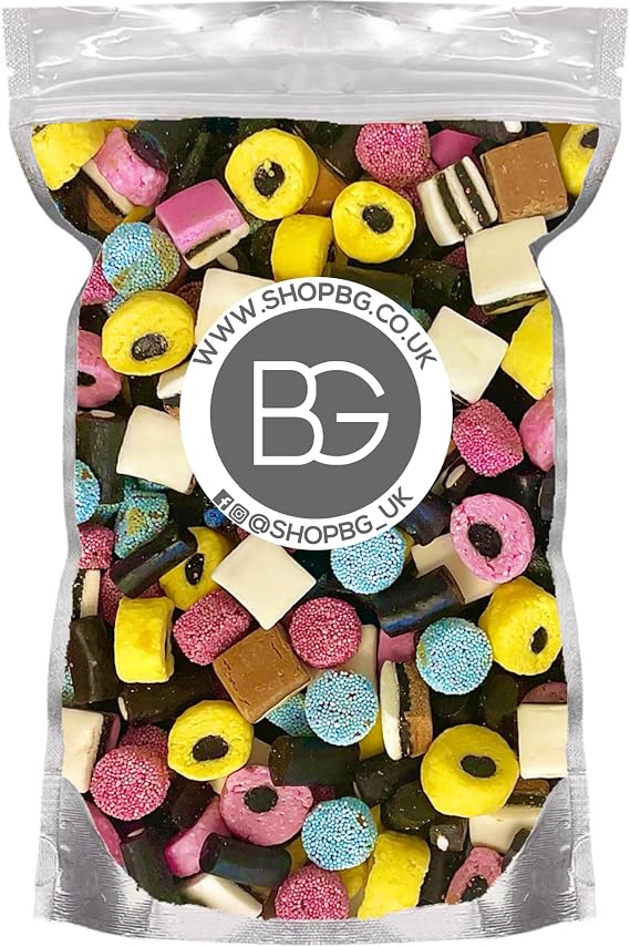 BG Pick &amp; Mix Sweets Candy Pick n Mix Choose Your Sweetie Pouch 800g (- Liquorice Allsorts)
