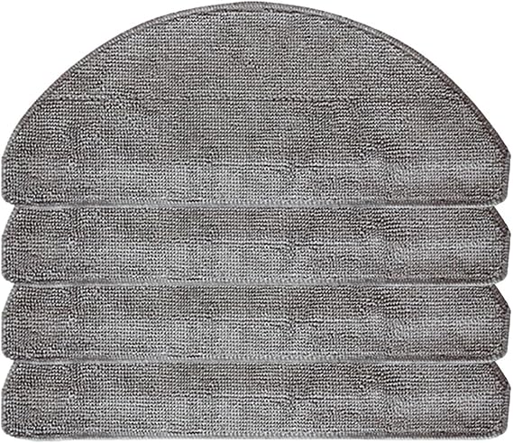 Mopping Cloth Aspiradora Replacement, Compatible for Vyzzle, D10, Compatible for ILIFE, V20 Robotic Vacuum Cleaner Accessories Home Appliance Parts(4pcs)