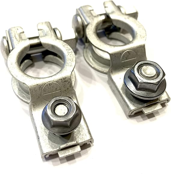 EDS Terminal Set Positive/Negative Terminals - NEW OEM 5161305AA 5161306AA w Nuts