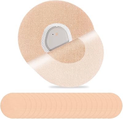 20Pack Adhesive Patches for G7, Premium Waterproof Flexible & Breathable Full Covers for CGM Dexcom G7,Latex-Free Overlay Patch for G7 Sensor Long Stay Hypoallergenic Medical Glue No Hole Tan