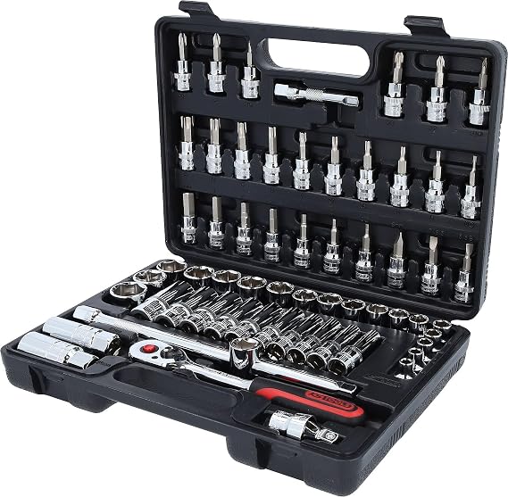 KS TOOLS 3/8" CHROMEplus Socket Set, 61 pcs