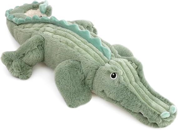 MON AMI Jagger The Alligator 20-Inch Stuffed Animal for Boys | Green Alligator Plush Toy | Cuddly Reptile Companion, Nursery & Playroom Decor | Adorable Plush Gift for All Ages