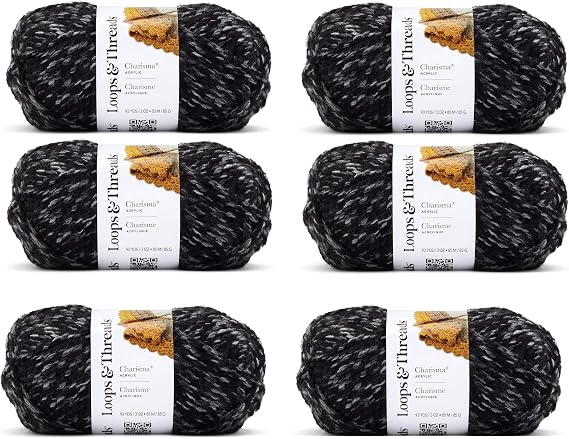 Loops & Threads Charisma Heather Yarn, 6 Pack