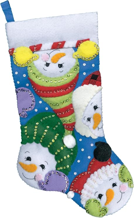 Peek A Boo Felt Stocking Kit