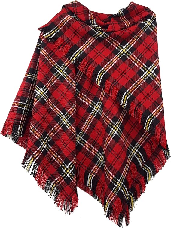 The Celtic Croft MacPherson Cluny Modern Homespun Shawl