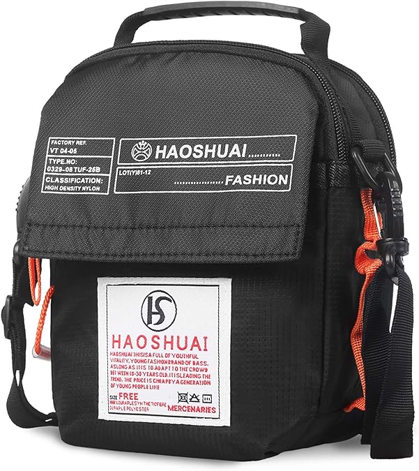 JAKAGO Waterproof Shoulder Bag,Universal Small Messenger Bag Handbag,Mobile Phone Pouch Cross Body Bag Purse with Shoulder Strap for Outdoor Sport Travel Hiking Camping（S）