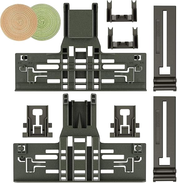 Upgraded W10546503 Dishwasher Top Rack Adjuster For Kitchenaid Dishwasher Parts Upper Rack WPW10546503 Dishwasher Rack Parts for Whirlpool Kenmore Dishwasher KDTE334GPS0, KDFE104DSS5, KDTE254ESS2