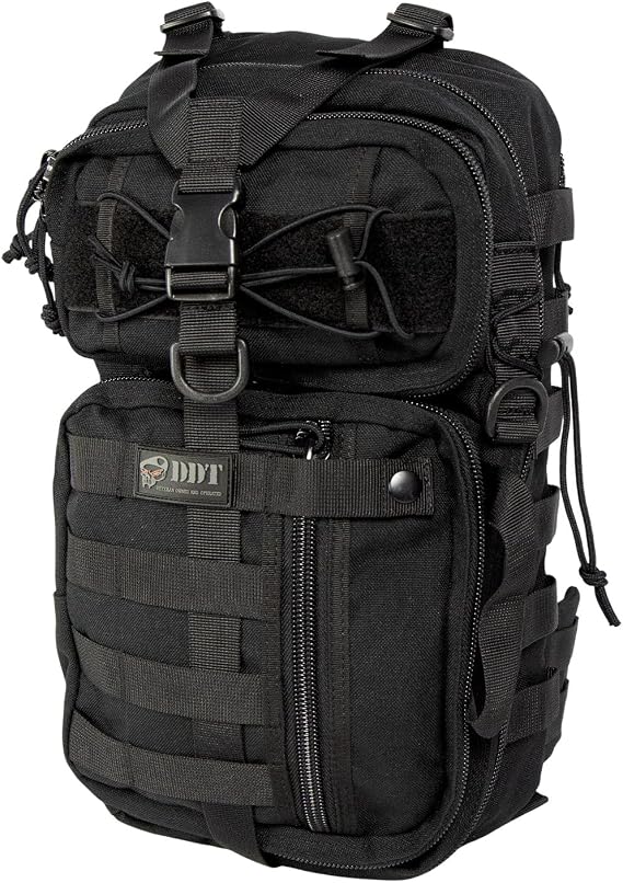 DDT Death Dealer Tactical Assassin Sling EDC Bag, Color Black