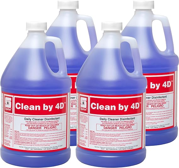 Peroxy 4D Disinfectant # 101204, 4 gal per cs -(1 CASE)