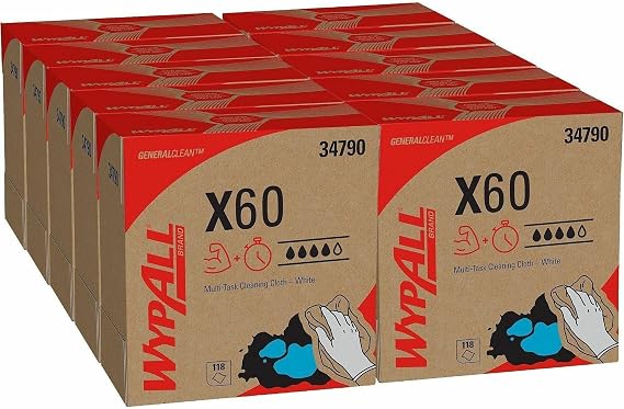 Kimberly-Clark ProfessionalTM Wipers WypAllTM X60 Pop-UpTM Box, 9 1/10" x 16 4/5", Box Of 126