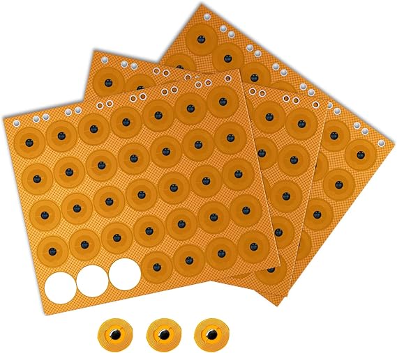 20 PCS NTAG215 FPC NFC Tags - Mini Flexible Smart Nail Stickers, Electronic Programmable RFID Asset Tag for Bluetooth Pairing and Access Control - 10mm Round