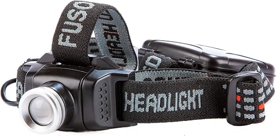 Fuso Led Headlamp 6 Watt, 400 Lumen, Ipx4, Pc & Abs Body