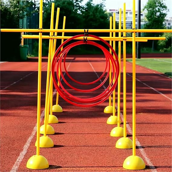 Drone Racing Obstacle Course, Drone Model Aircraft Practice Equipment, Easy to Build Racing Drone Kit and Carry, Suitable for Drone Games, Kid or Adults Lovers, Indoor and Outdoor~/