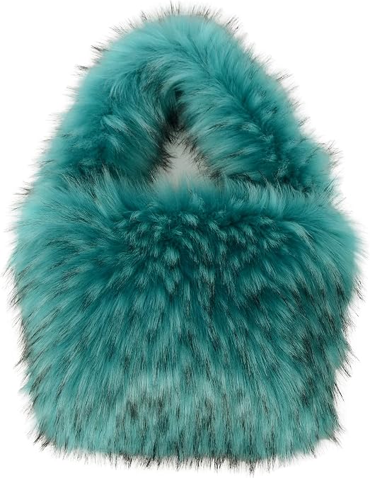 Tote Women's Fashion Faux Fur Personalized Fluffy Tote Bag Large Capacity Top Handle Shoulder Crossbody Bag