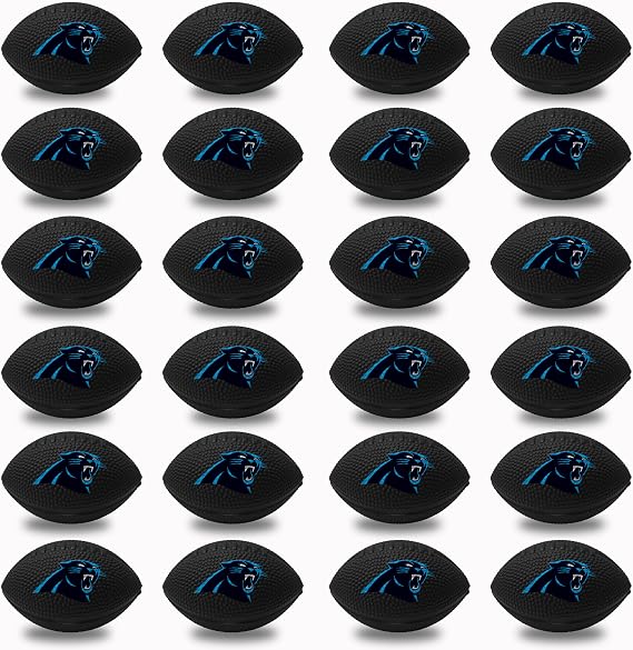 Franklin Sports NFL Team Stress Balls - Bulk Football Party 24 Pack - Squishy Stress Ball for Adults & Kids - 83MM - NFL Logo & Color