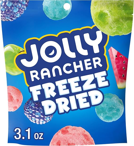 Jolly Launcher Freeze Dry Original Fruit Flavored Candy Bag, 3.5 oz