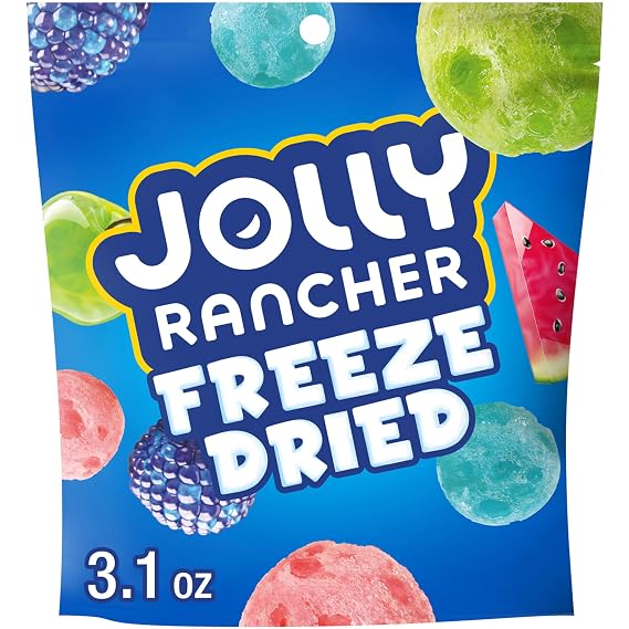 JOLLY RANCHER Freeze Dried Original Fruit Candy Bag, 3.1 oz