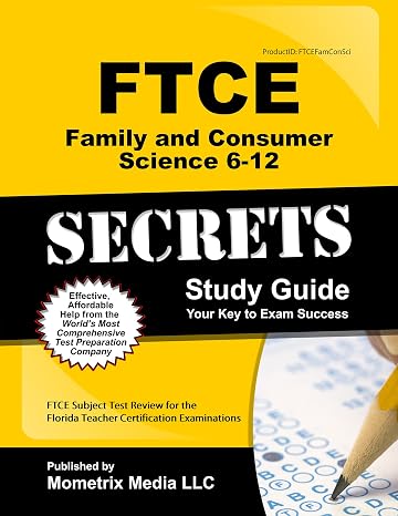 FTCE Family and Consumer Science 6-12 Secrets Study Guide: FTCE Test Review for the Florida Teacher Certification Examinations