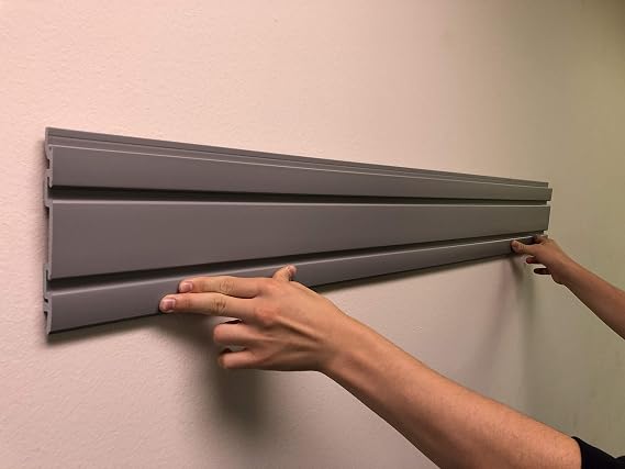 MODUTILE Garage Wall Organizer Hanging System 6" x 48" - 20 sq ft ...