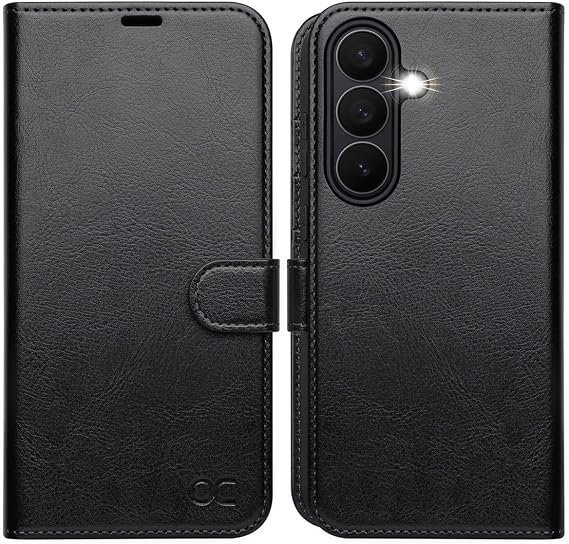 OCASE for Samsung Galaxy S26+ Plus Wallet Case, Card Holder, Black | RFID Blocking, Kickstand, Magnetic Closure, PU Leather Flip Folio, Shockproof TPU Shell, Protective Phone Cover (6.7") 2026