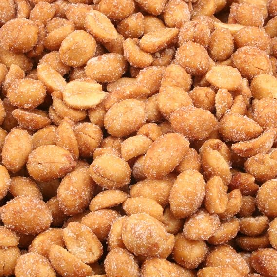 Honey Roasted Peanuts by It's Delish, 1 lb Bulk | Gourmet Peanut Nuts in Honey Sugar Coating, Sweet & Salty Nut Snack - Non-Dairy, Kosher Parve