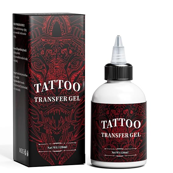 Phomemo Tattoo Transfer Gel, Stencil Gel for Tattooing, Tattoo Supplies for Artists & Beginners, Transfer Solution for Stencil Transfering, 4 Ounce