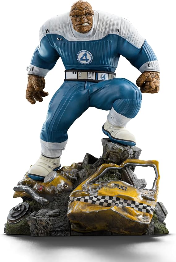 Iron Studios Collectible Statue The Thing - Fantastic Four - Art Scale 1/10 Polystone Resin Multicolor 10.2 inches 26 cm