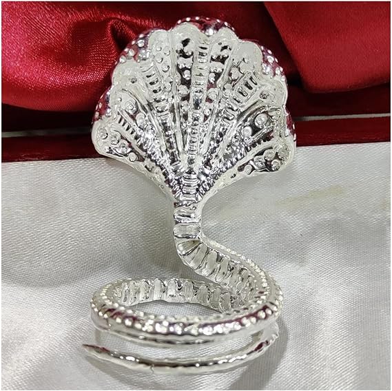 Panchmukhi Nag in Pure 925 Silver / Snake in Silver / Silver Naag for Kaal Sarpa Dosh Nivaran (26 Grams)