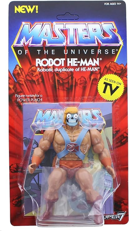 Masters of the Universe Super7 Vintage Collection Wave 2 | Robot He-Man